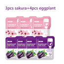 Mascarilla facial de barro Sakura japonesa (7 unidades), limpieza profunda, elimina puntos negros, control de grasa, mascarilla de arcilla, hidratante, cuidado facial.