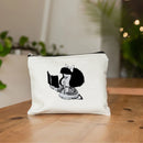 Mafalda Cute Anime Cosmetic Makeup Bag Pencil Organizer Zipper Kawaii Make Up Pouch Purse Travel Toiletry Bags Gift