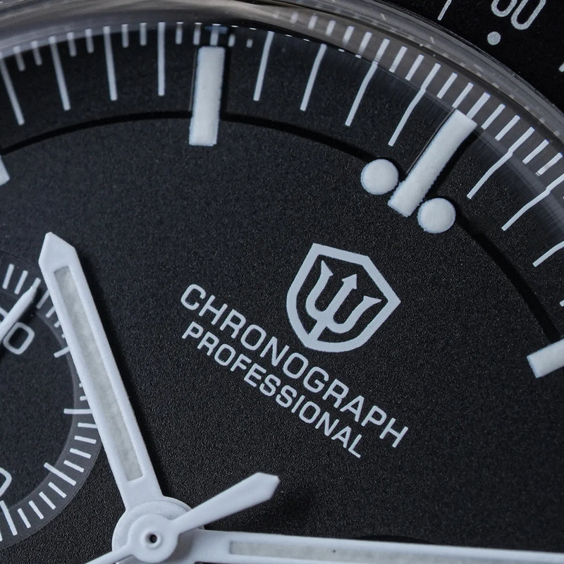 Watchdives WD1863 Quartz Watch Stainless Steel VK63 Chronograph Movement Sapphire Luminous 10Bar Waterproof 39mm Men Watches