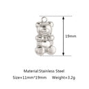 3Pcs/Lot Christmas Candy/Xmas Tree/Gingerbread Bear/Snow House Charms Pendant For Bracelet Necklace Earrings DIY Jewelry Making