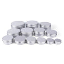 10pcs Aluminum Tin Metal Container 5g 10g 15g 20g 30g 50g 60g 100g Cosmetic Face Eye Cream Packing Empty Can Lip Balm Candle Jar