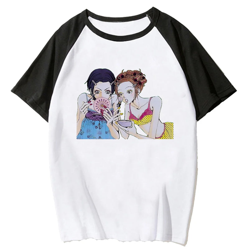 Nana t-shirts women Y2K streetwear funny top girl 2000s clothing