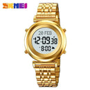 SKMEI 2139 Steel Muslim Azan Digital Watch Mens Back Light Waterproof  Wristwatch Prayer Qibla Compass Alarm Clock watch 1861