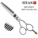 Titan Professional hair scissors  5.5inch   6.0inch barber scissors cutting thinning scissors