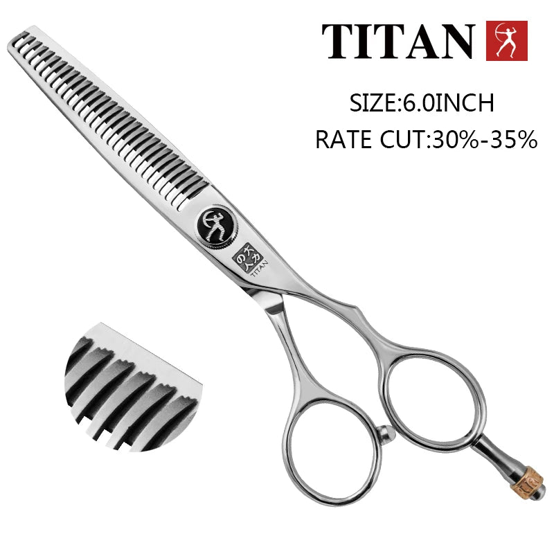 Titan Professional hair scissors  5.5inch   6.0inch barber scissors cutting thinning scissors