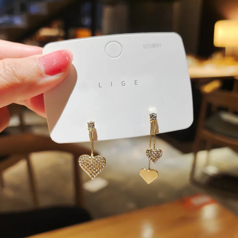 New Fashion Geometry Earrings  Earrings for Women Golden Zircon Dangle Earrings Valentines Day Anniversary Birthday Jewelry Gift