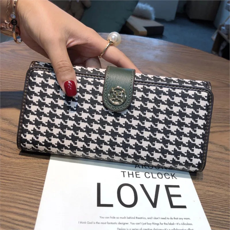 Women's Wallet 2024 New Fashion Wallet Long Design Large Capacity Luxury Wallet Multi functional Card Seat Clutch 10 Card Handba