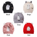 Knitted Hat Anxiety Relief Winter Warm Earmuffs Quiet Dog Ear Muffs Noise Protection Pet Ears Covers For Medium Large Dogs