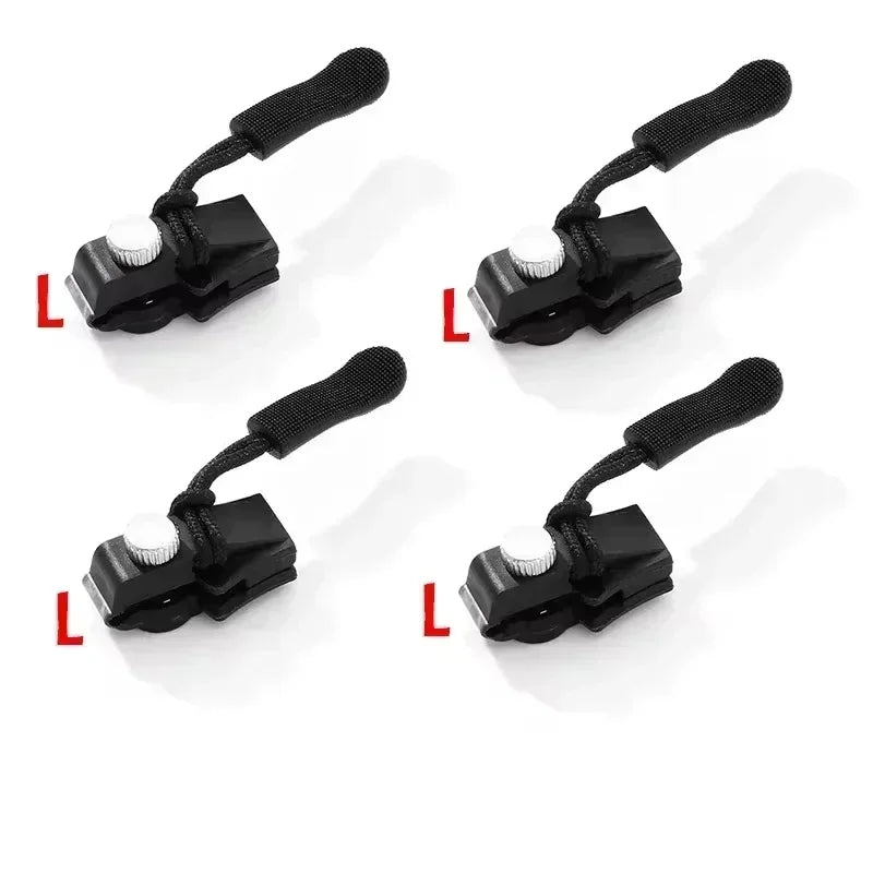 Universal Zipper Repair Kit Quick Instant Detachable Zipper Head Replacement Zipper Slider Pull for Jacket Bags Coat Free Sewing