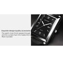 Brand Luxury Watches for Men Fashion Quartz Wristwatch Square Gold Man Business Clock Mens Calendar Watches Relogio Masculino