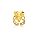 Lucky Cross Stainless Steel Rings For Women Men Fashion Gold Color Sun Butterfly Geometry Ring Punk Jewelry Christmas Anillos