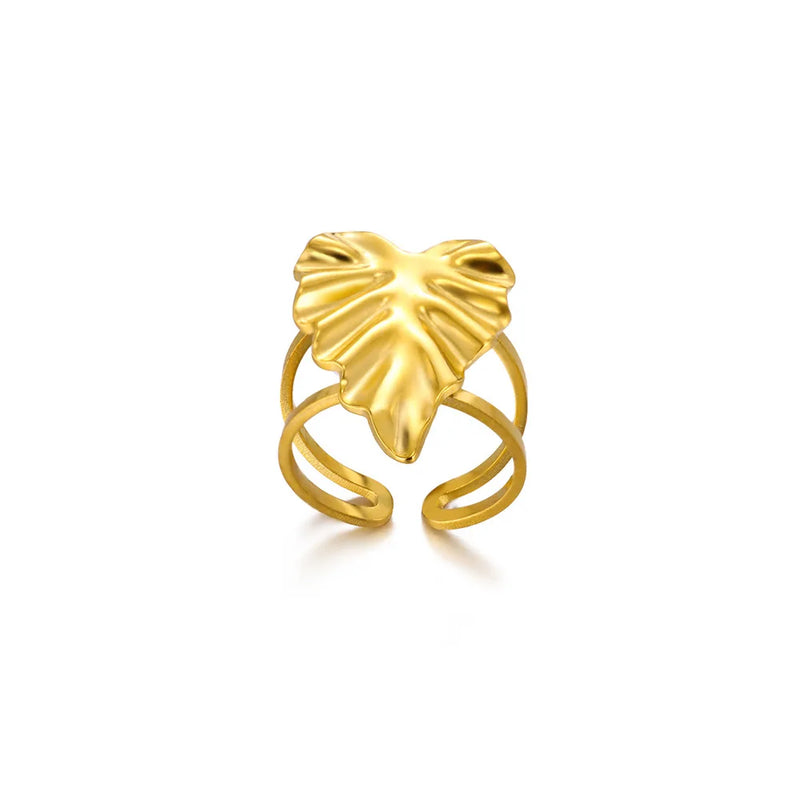 Lucky Cross Stainless Steel Rings For Women Men Fashion Gold Color Sun Butterfly Geometry Ring Punk Jewelry Christmas Anillos