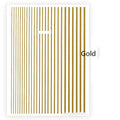 1 Pc Nail Strip Stickers Black/Gold/Rose Gold/Silver Metal Strip Tape Nail Art Adhesive DIY Foil Tips Nail Sticker Decals NK11