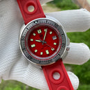 STEELDIVE SD1981 Steel Bezel Super Luminous AR Sapphire Glass NH35 Automatic 200m Waterproof Mens Dive Watch with Milled Clasp