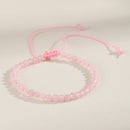 4mm Natural Agates Chakra Bead Bracelets  Green Gemstone Stone Yoga Braided Bracelet Adjustable Bangles Prayer Jewelry