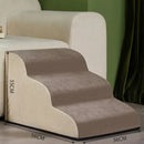 Pet 2/3 Steps Stairs Memory Foam Dog Sofa Stairs for Small Dog Cat Ramp Ladder Anti-slip Puppy Stairs Ramps Dog Supplies
