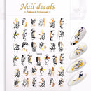 1 Pc Nail Strip Stickers Black/Gold/Rose Gold/Silver Metal Strip Tape Nail Art Adhesive DIY Foil Tips Nail Sticker Decals NK11
