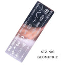 Christmas Nail Stamping Plates Cute Penguins Bear Winter Decor Deer Snowflakes Nail Stencils Printing Templates