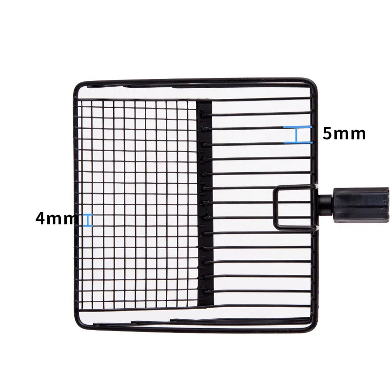 Metal Cat Litter Scoop Retractable Handle Cat Poop Spoon Multiple hole spacing Spoon Suitable for handling cat litter