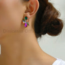 Fashion Original Geometric Bridesmaids Wedding Party Statement Jewelry Luxury Unusual Glass Stud Earrings For Women Accessories