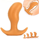 Consolador de tapón anal grande, juguete anal para mujeres y hombres, masaje de próstata, dilatador anal de silicona con forma de huevo enorme.