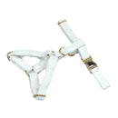 White Velvet Dog Collar And Leash Set For Small Medium Large Dogs Custom Engraved Nameplate Pet Supplies Dog Leash Velvet 38