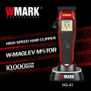 WMARK NG-XT1/ NG-X1 Hair Clippers Set,Magnetic levitation motor, high speed 9000rpm,Beard Trimmer,Hair Clipper for men,DLC Blade