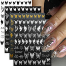 4Sheets Moon Star Heart Sun Mysterious Celestial Design Nail Art Stickers Self Adhesive Manicure Sliders For Nail Art Decoration