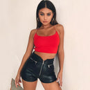 2024 Sexy Women Vest Crop Top Sleeveless Tanks Beach Women Sports Tank Tops Bodycon Party Backless Spaghetti Straps Clubwear