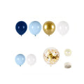 72Pcs Blue Balloon Garland Arch Welcome Baby Shower Valentines Day Birthday Party Wedding Decorations