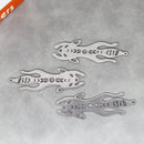 Cute Cat Moon Bear Deer DIY Tassels Earrings Stainless Steel Pendant For Jewelry Making Insect Charms Snake Necklace Accessory