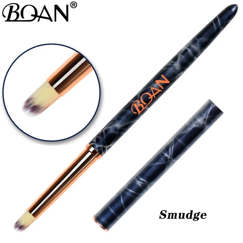 1pcs Marbled Nail Brush Gel Brush For Manicure Acrylic UV Gel Extension Pen Nail Polish Painting Drawing Brush Liner Nail Brush