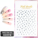 1 Pc Nail Strip Stickers Black/Gold/Rose Gold/Silver Metal Strip Tape Nail Art Adhesive DIY Foil Tips Nail Sticker Decals NK11