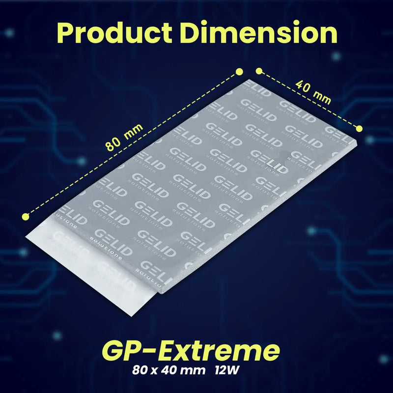 GELID GP-EXTREME Thermal Pad12W CPU/GPU Graphics Card Motherboard high-performance Pad Heat Dissipation Silicone Pad Multi-Size