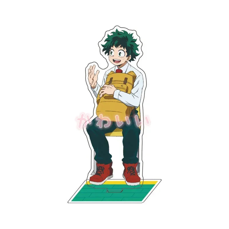Anime Izuku Midoriya Katsuki Bakugo Tomura Shigalaki OCHACO URARAKA Acrylic Stand Doll Game Figure Model Plate Cosplay Toy Gift