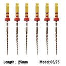 Dental 6Pcs/Box COXO SOCO PROFiles Nickel Titanium Heat Activation Root Canal File Endodontic Rotary Files Dental Materials