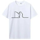 Lovers Moto Guzzi La Linea Guzzisti Nomads T Shirt Hip Hop Tshirt Streetwear Lineman TV Series Clothing Cotton Tees T-Shirt