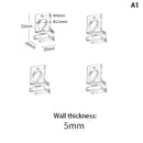 4Pcs/lot Fish Tank Acrylic Clips for 5.5mm~15mm Wall Thickness Aquarium Lid Cover Support Holder Bracket Clamp Stand Supplies