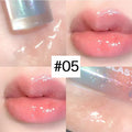 Brillo labial hidratante, brillo labial impermeable, brillo labial líquido, brillo labial transparente, maquillaje coreano para mujeres.
