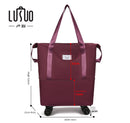 Short Distance Female Cosmetics Bag Student Living in School Can Cover Trolley Case