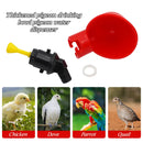 2 Pcs Automatic Chicken Fowl Bowl, Duck Goose Quail Water Feeder, Poultry Hen Coop Waterer Drinking Cups Easy Installation