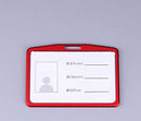 Women Men Bank Credit Card ID Holder Aluminium Alloy Business Card Case Work Card Badge Lanyard Holder Protector Cover