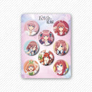 8 Pcs/Set Anime Tinning Tinplate Brooch Sanrio Backpack Badge Souvenir Clothing Gift For Friends