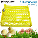 Egg Incubator Automatic Turning Tray 56 154 Bird Eggs Duck Chicken Eggs Hatching Machine 220V Incubator Trays Auto Turn Motor