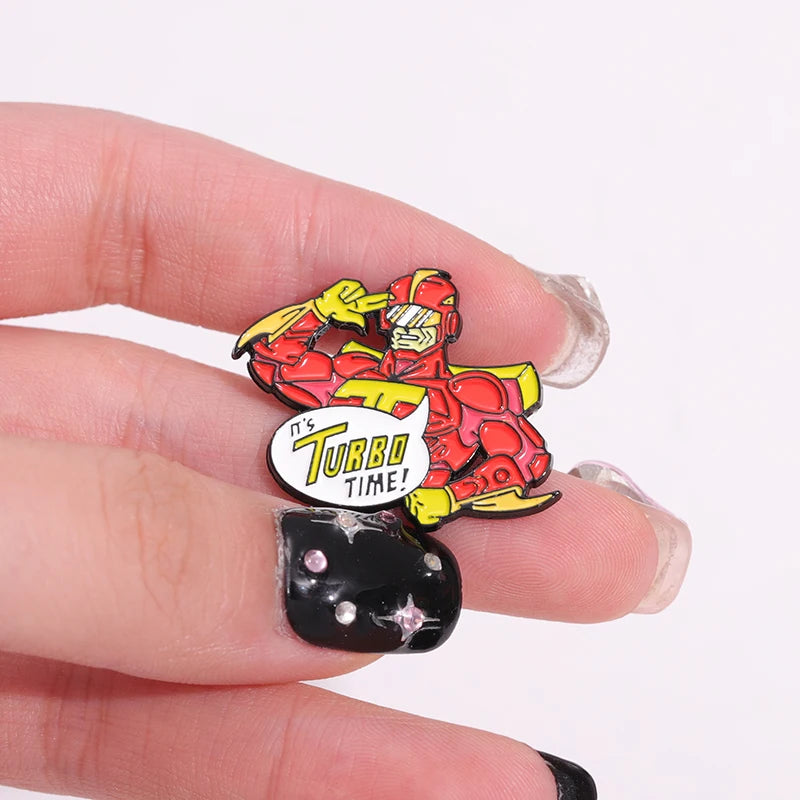 Movie Characters Enamel Pins Custom Handsome Hero Brooches Lapel Badges Funny Jewelry Gift for Fans Friends