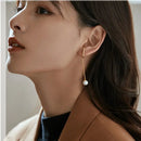 French Retro Ear Bone Clip Asymmetric Earrings Japanese Simple Ear Hanging Without Ear Hole Ear Clip