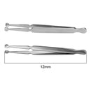 1pc Surgical Steel Tweezers for Catch Bar Grasp Clamp Plier Professional Clip Hold Pole Balls Forceps Body Piercing Jewelry Tool