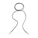 Summer Boho Necklace Long Rope Choker Necklace Velvet Strap Rope Choker Chain for Women Girls Party Jewelry Ornament