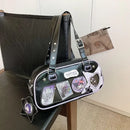 HAEX Y2K Harajuku Women Ita Bags Fashion 2024 Lolita JK Uniform Crossbody Shoulder Bags Subculture Individuality DIY Bolso Mujer