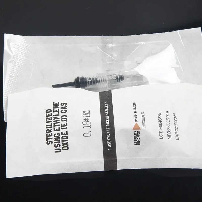 10/30/50pcs 1RL/3RL/5RL Screw Cartridge Needles for Black Pearl PMU Machine Revolution Tattoo Needle Permanent Makeup